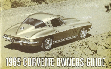 1965 Chevrolet Corvette - Betriebsanleitung (englisch)