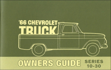 Owners Manual for 1966 Chevrolet Pickup / Truck Series 10-30 (English)