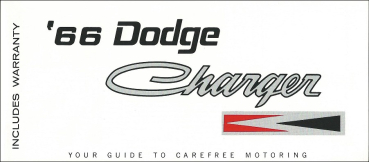 1966 Dodge Charger - Betriebsanleitung (englisch)