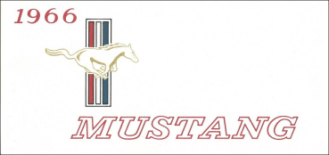1966 Ford Mustang - Betriebsanleitung (englisch)