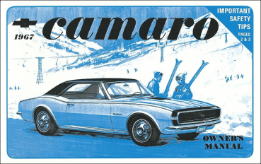 1967 Chevrolet Camaro - Betriebsanleitung (englisch)