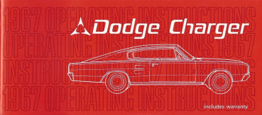 1967 Dodge Charger - Betriebsanleitung (englisch)