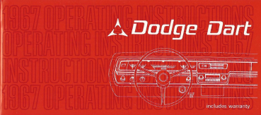 1967 Dodge Dart - Betriebsanleitung (englisch)