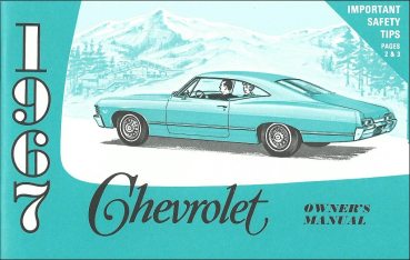 1967 Chevrolet Full-Size - Betriebsanleitung (englisch)