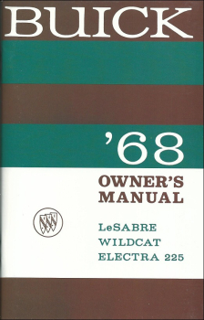 1968 Buick LeSabre/Wildcat/Elektra 225 - Betriebsanleitung (englisch)