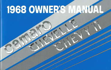 1968 Chevrolet Camaro, Chevelle, Chevy ll - Owners Manual (english)