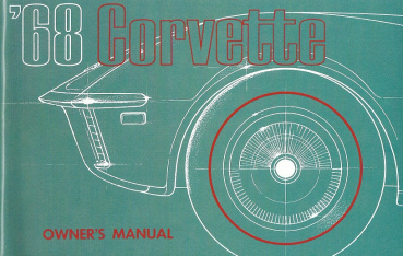 1968 Chevrolet Corvette - Betriebsanleitung (englisch)