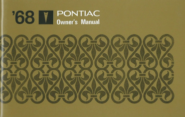 1968 Pontiac Alle Modelle - Betriebsanleitung (englisch)