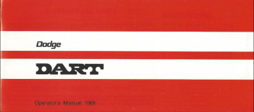 1969 Dodge Dart - Owners Manual (english)