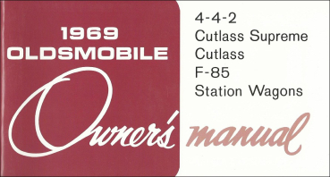 1969 Oldsmobile 442, Culass, F-85... - Betriebsanleitung (englisch)