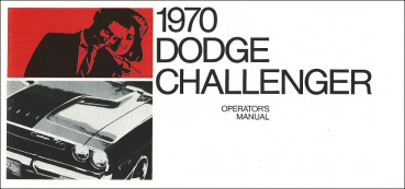 1970 Dodge Challenger - Owner Manual (englisch)