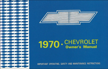 1970 Chevrolet Full-Size - Betriebsanleitung (englisch)