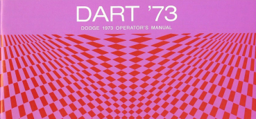 1973 Dodge Dart - Betriebsanleitung (englisch)