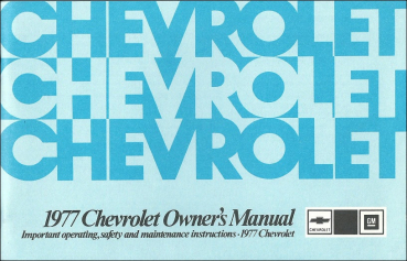 1977 Chevrolet Full-Size - Betriebsanleitung (englisch)