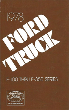 Owners Manual for 1978 Ford Pickup / Truck (English)