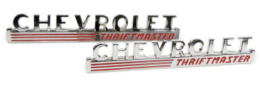 Hauben-Embleme für 1947-48 Chevrolet Pickup - THRIFTMASTER