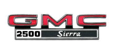 Fender Emblems for 1971-72 GMC 2500 Sierra - GMC 2500 Sierra