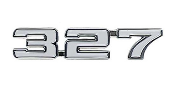 Fender Emblems for 1969 Chevrolet Camaro 327 - Pair