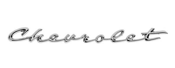 Rear Emblem for 1958 Chevrolet - Script Chevrolet