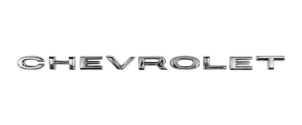 Rear Emblem for 1964 Chevrolet - Letters CHEVROLET