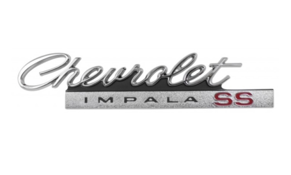 Rear Emblem for 1966 Chevrolet Impala SS - one piece