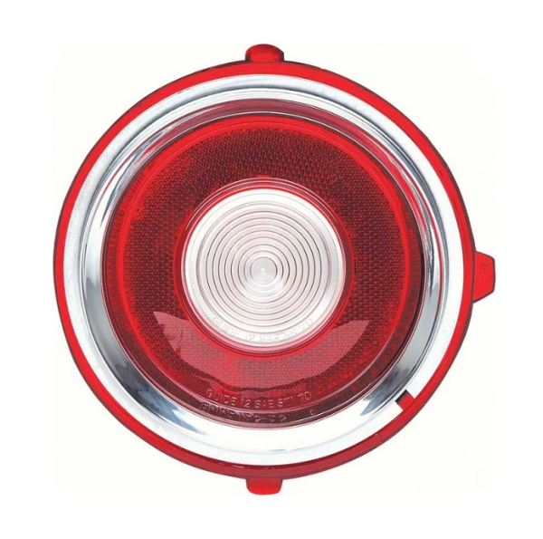 Back-Up Lamp Lens for 1970-71 Chevrolet Camaro Standard Models - Left Hand