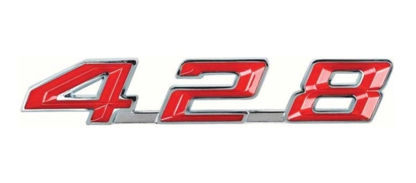 Hauben-Embleme für 1967-69 Pontiac Firebird 428 - Paar