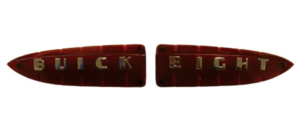 Trunk Ornament Inserts for 1942-48 Buick Eight and 1949 Buick Special