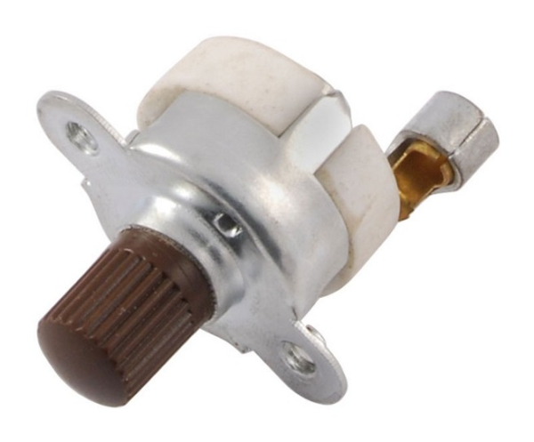 Dash Light Dimmer Switch for 1946 Ford Models - Color: Chocolate