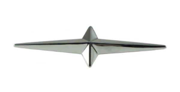 Seitenteil-Ornament für späte 1957-1958 Pontiac - Chrome Star