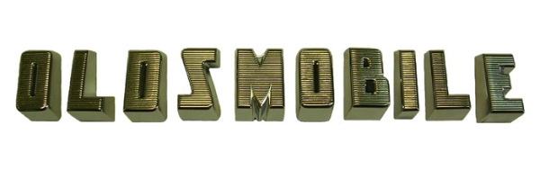 Grill-Buchstaben-Set für 1957 Oldsmobile 88, Super 88 und 98 - OLDSMOBILE