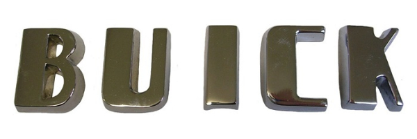 Hauben-Buchstaben-Set für 1958 Buick - B-U-I-C-K