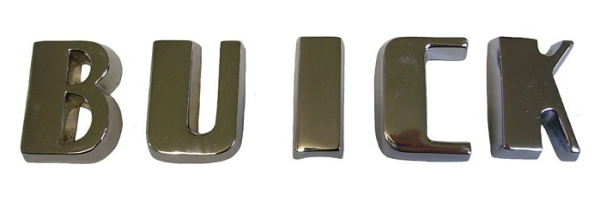 Hood Letter Set for 1958 Buick - B-U-I-C-K