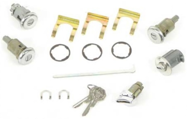 Lock Set -F2- for 1958 Chevrolet Full Size models