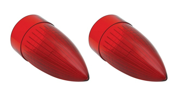 Tail Lamp Lenses for 1959 Cadillac - Red/Pair