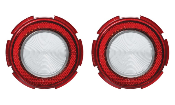 Back-Up Lamp Lenses for 1960 Cadillac - Pair