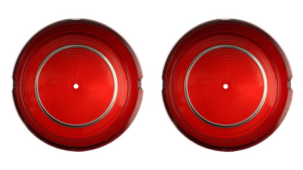 Tail Lamp Lenses -A- for 1961 Cadillac - Pair/without "GUIDE" Markings