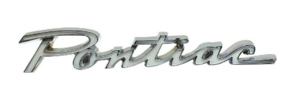 Grill-Emblem -B- für 1961 Pontiac Tempest Le Mans - Schriftzug Pontiac