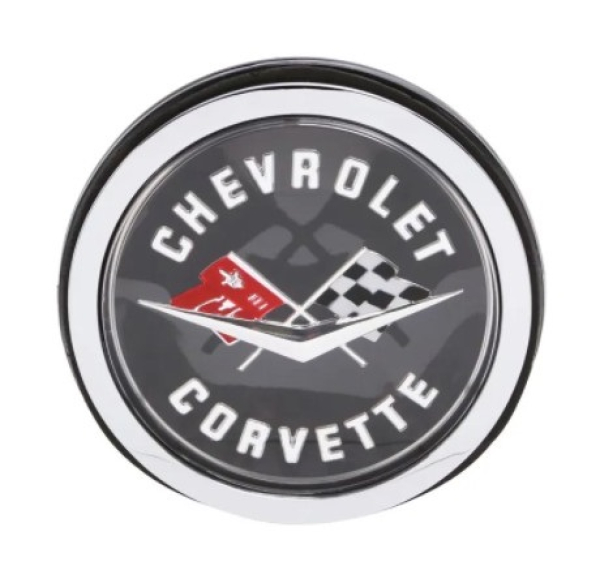 Rear Emblem Assembly for 1962 Chevrolet Corvette - Silver