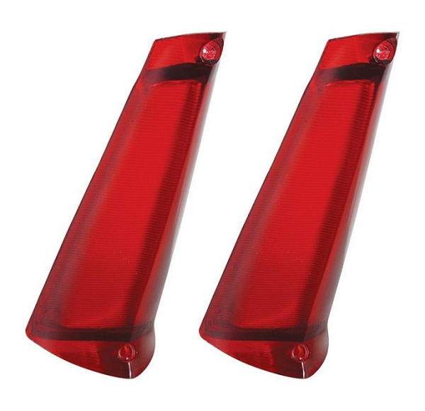 Tail Lamp Lenses -B- for 1962 Cadillac - Pair/with "GUIDE" Markings