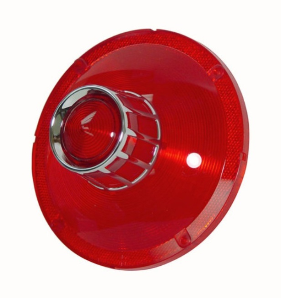 Tail Lamp Lens for 1963 Ford Galaxie Custom - without Back-Up Lamp Lens