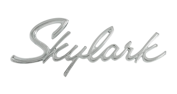 Quarter Panel Emblem for 1964-66 Buick Skylark - Script "Skylark"