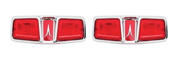 Tail Lamp Lenses for 1964 Plymouth Fury - Pair