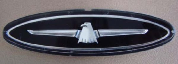 Dachseiten-Emblem für 1964 Ford Thunderbird - Schwarz