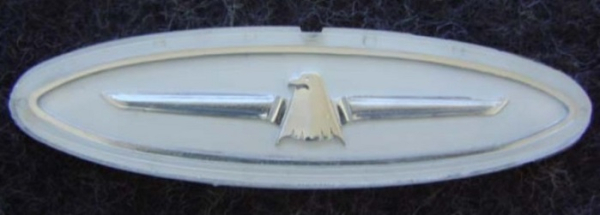 Roofside Emblem for 1964 Ford Thunderbird - White