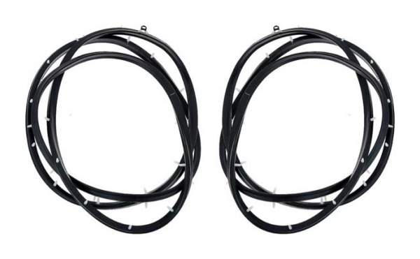 Front Door Weatherstrip for 1964 Buick Wildcat 4 Door Sedan - Pair