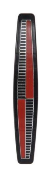 Grill Emblem for 1965 Plymouth Belvedere - Red/Black