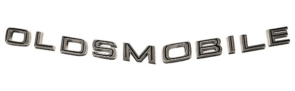 Front Emblem für 1966-67 Oldsmobile Toronado - Buchstaben OLDSMOBILE