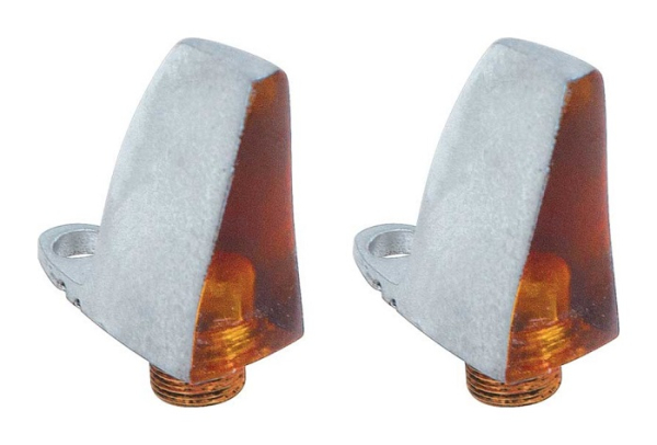 Fender Mounted Turn Signal Indicator Lenses for 1966 Plymouth Barracuda - Pair
