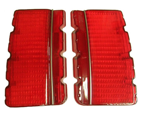 Tail Lamp Lenses for 1966 Oldsmobile Cutlass 442 - Pair